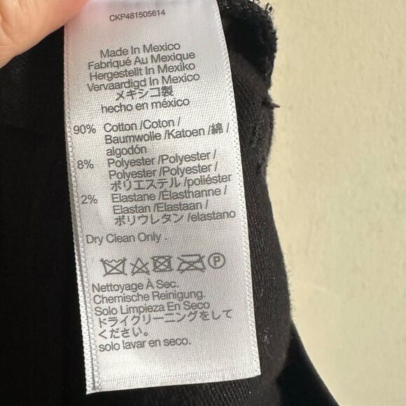 NWT Madewell Kick Out Crop Jeans Coated Edition nn472 size 26 - Picture 7 of 8